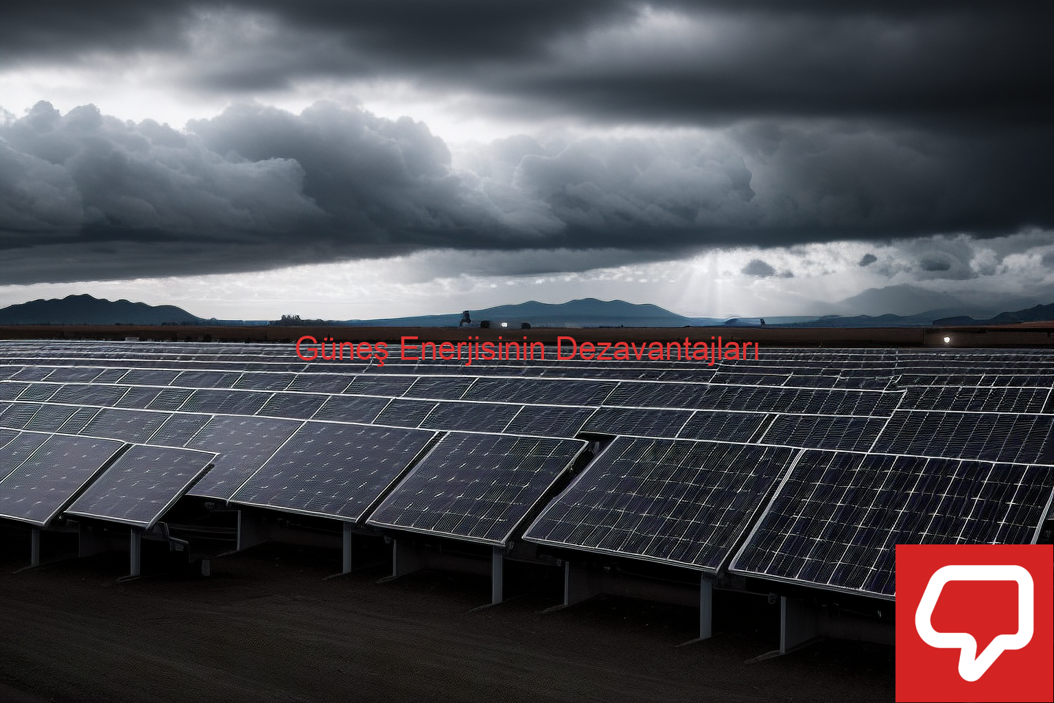 Güneş Enerjisinin Dezavantajları